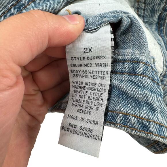 NWT cisono denim jean jacket - Picture 5 of 8